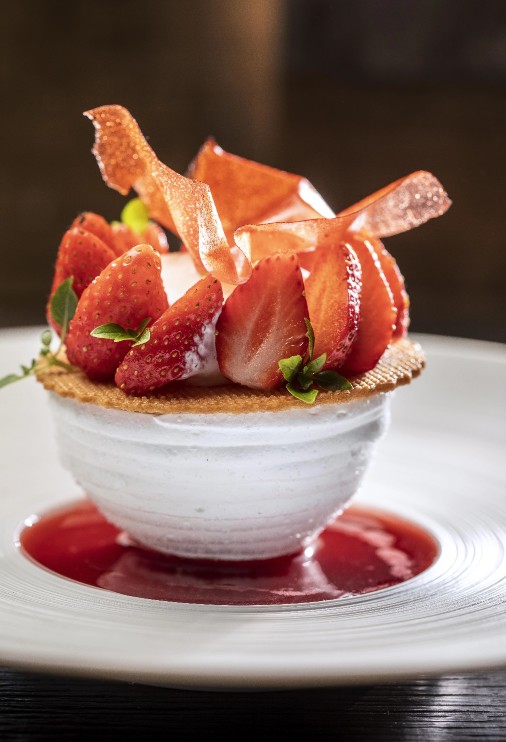 coupelle de fraise - ristorante honfleur