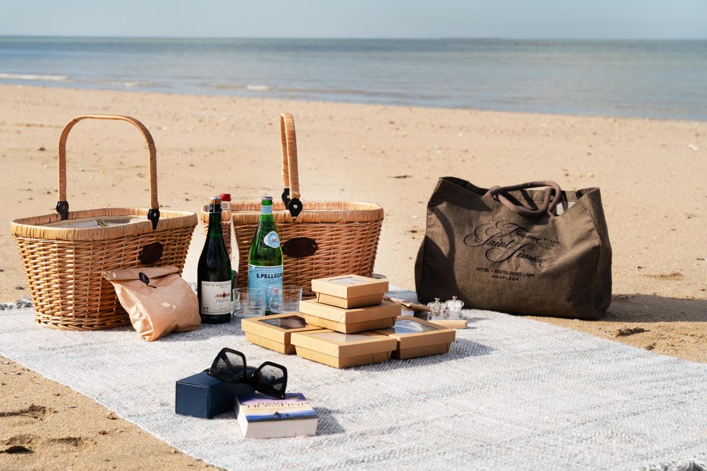 chique picknick op het strand - seminar honfleur